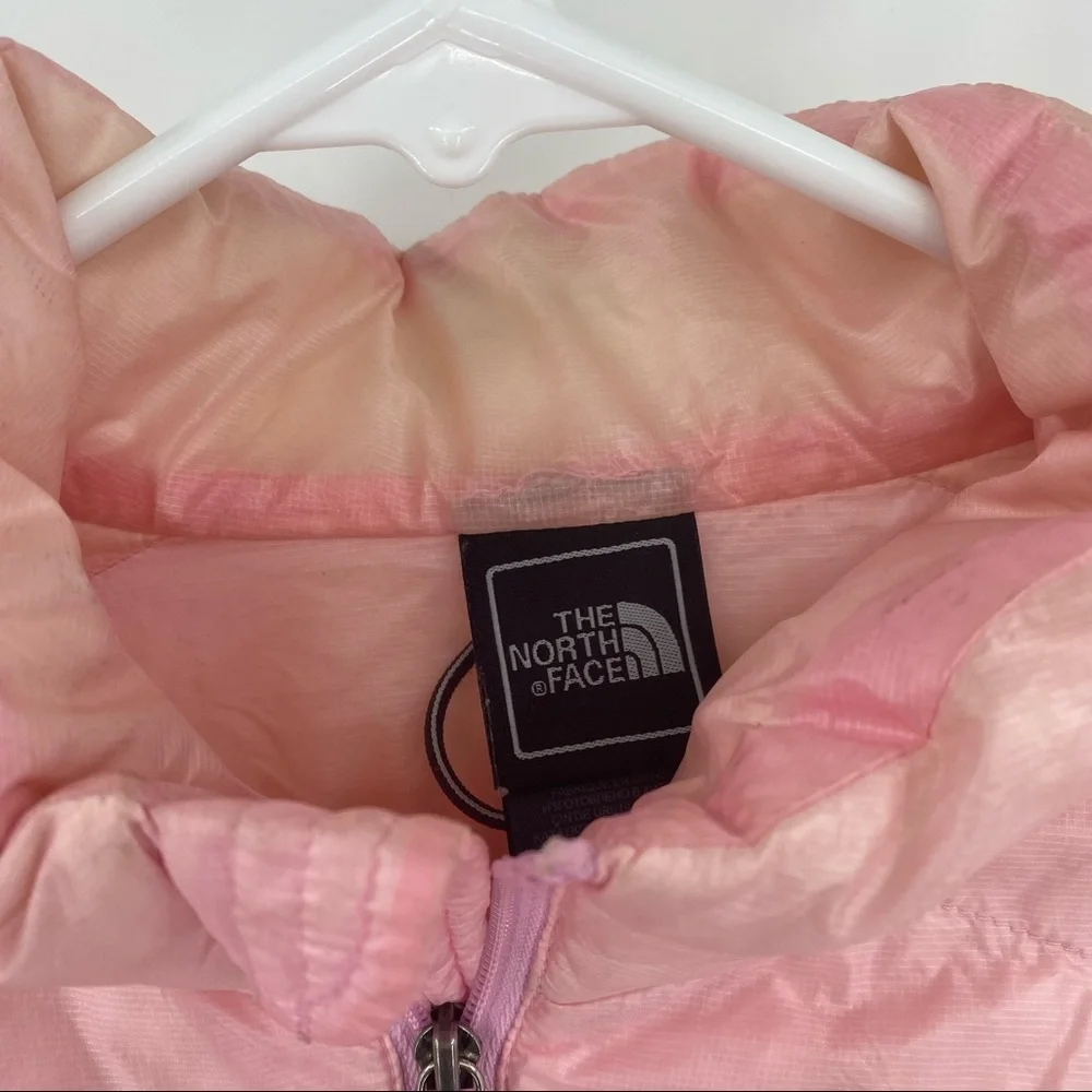 The North Face Pink Down Jacket Medium - Picture 3 of 10